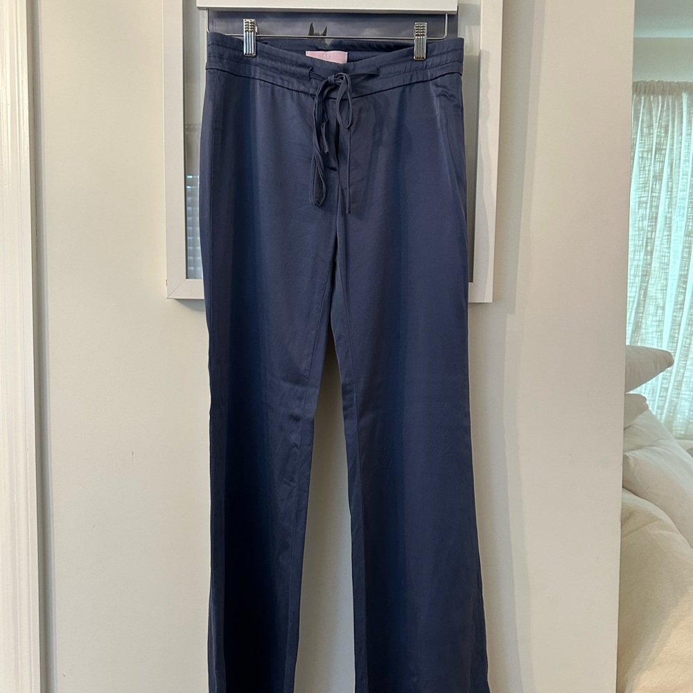 MICHELLE FARMER Chic Blue Boot Cut Flare Pants